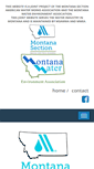 Mobile Screenshot of montanawater.org